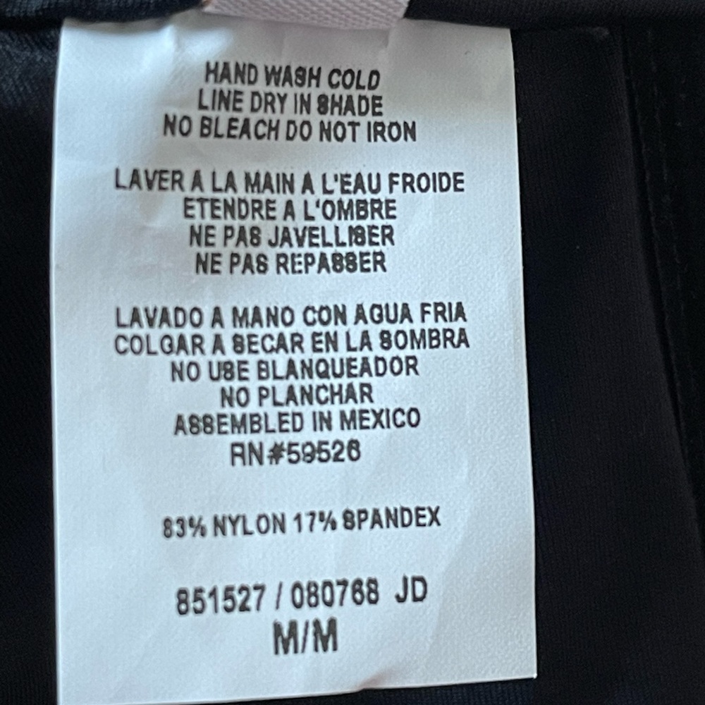 NWT BECCA Color Code Candace Multi-Way One Piece Swimsuit in Black Size Medium - Picture 10 of 10